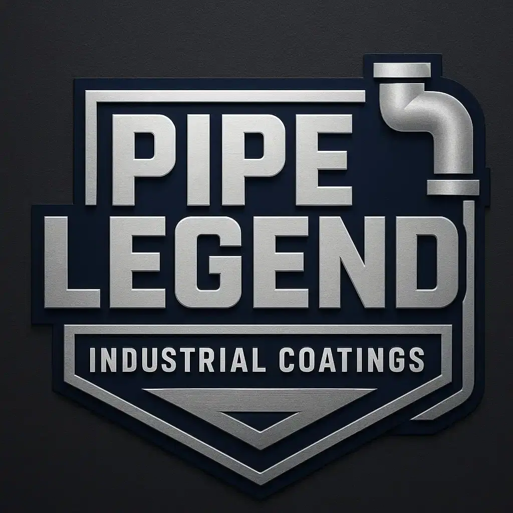 Pipe Legend Industrial Coatings logo artwork on a dark background